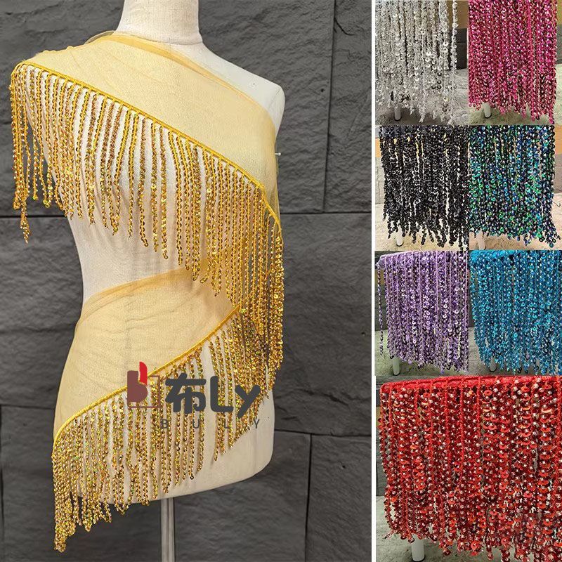 Ethnic Fashion Design - Flecos de Lentejuelas con Cuentas de
