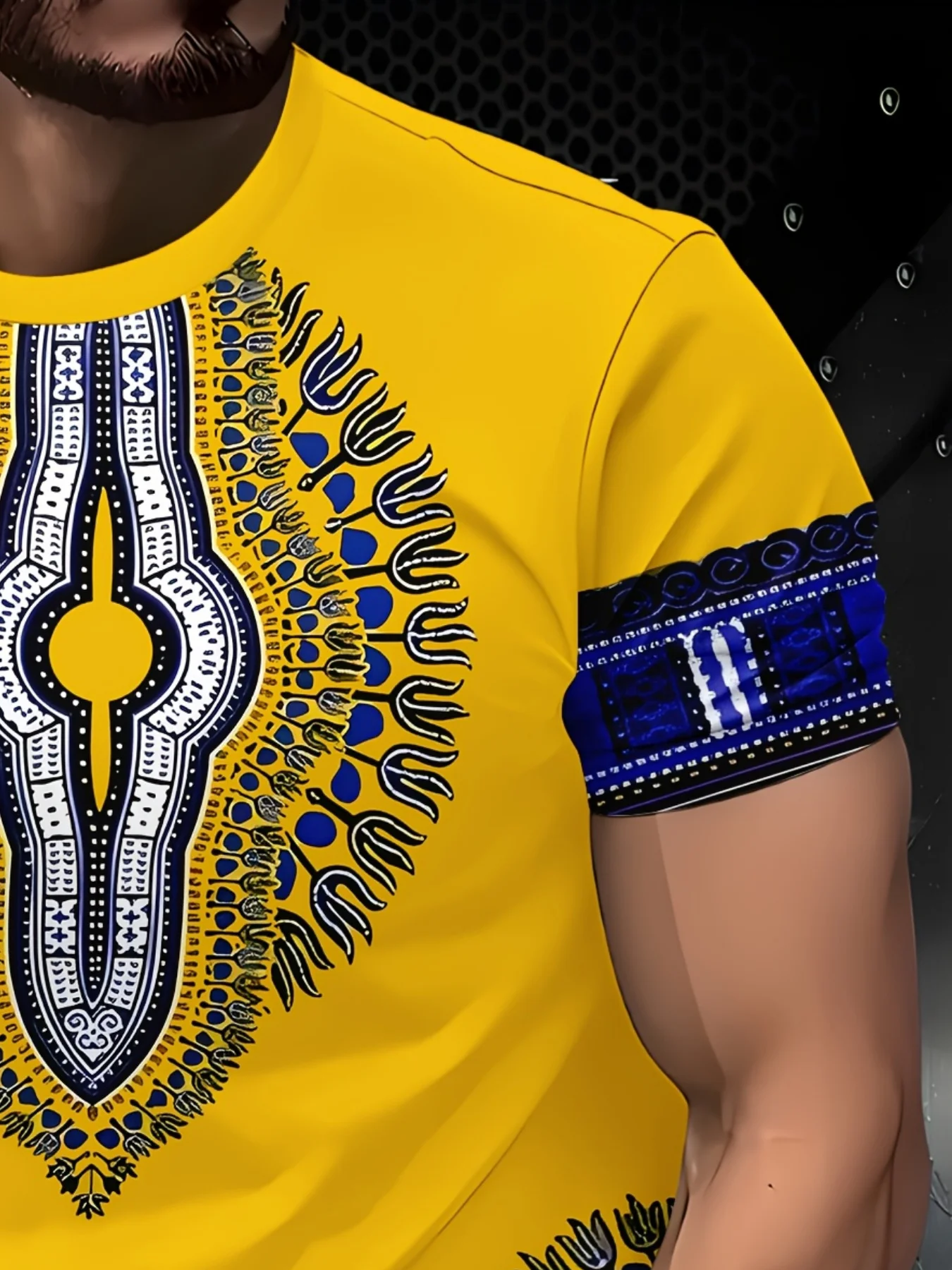 Camiseta Vintage para Hombre c - Dashiki Shirt Men reseña y precio