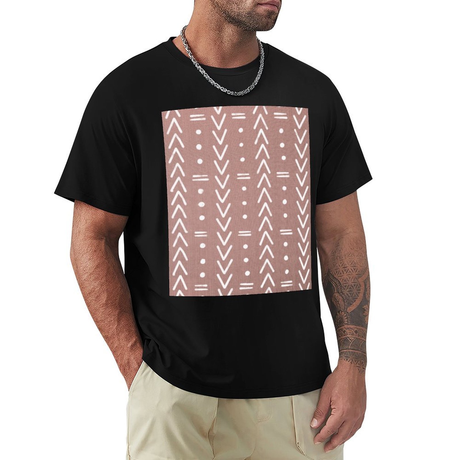 Camiseta Mudcloth con formas g - Mudcloth Print Top reseña y precio