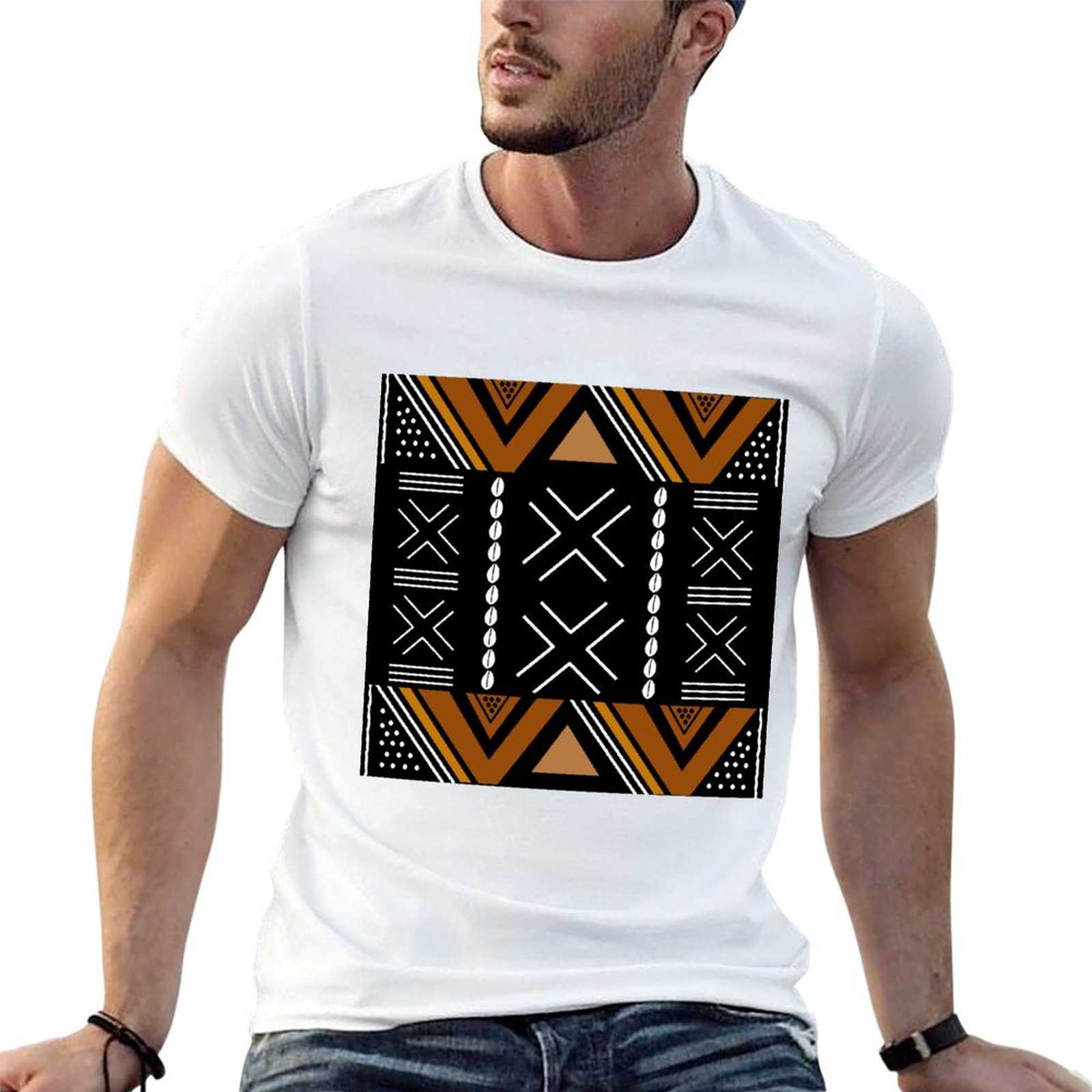 Camiseta con diseño de tela af - Mudcloth Print Top reseña y precio