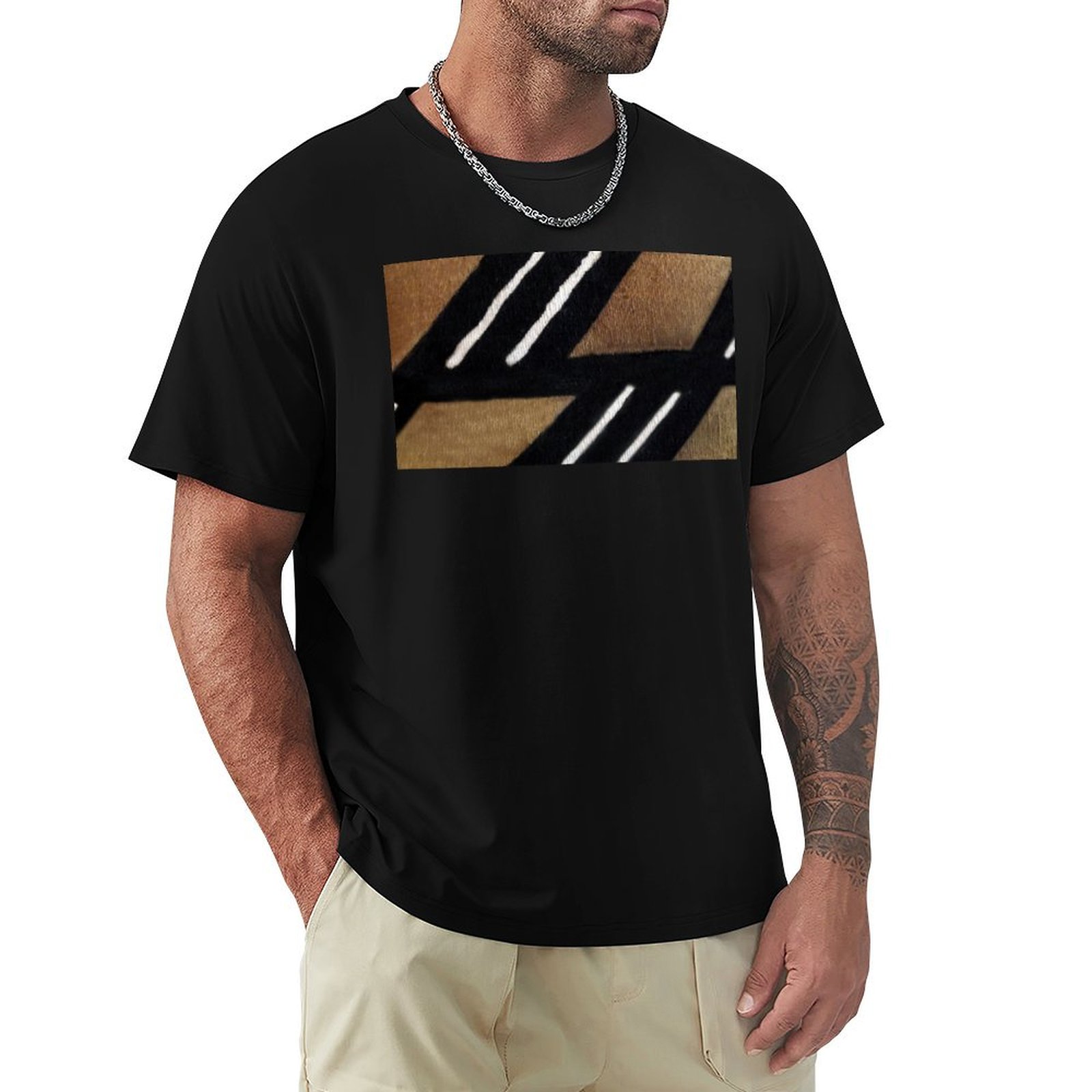 Camiseta Africana de Tela Trad - Mudcloth Print Top reseña y precio