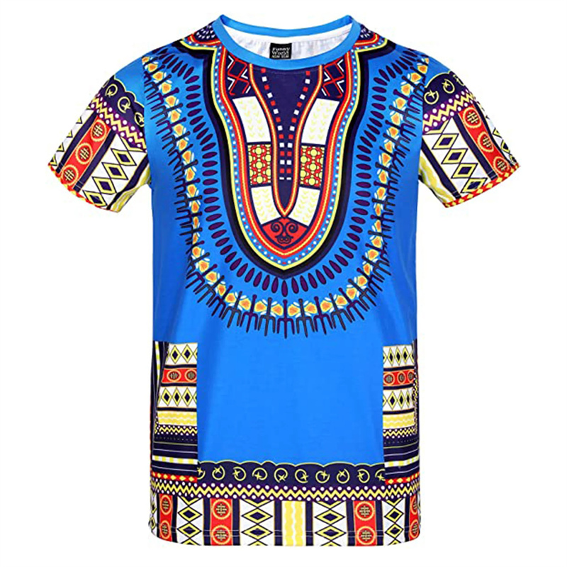 Camiseta con estampado 3D Hara - Dashiki Shirt Men reseña y precio