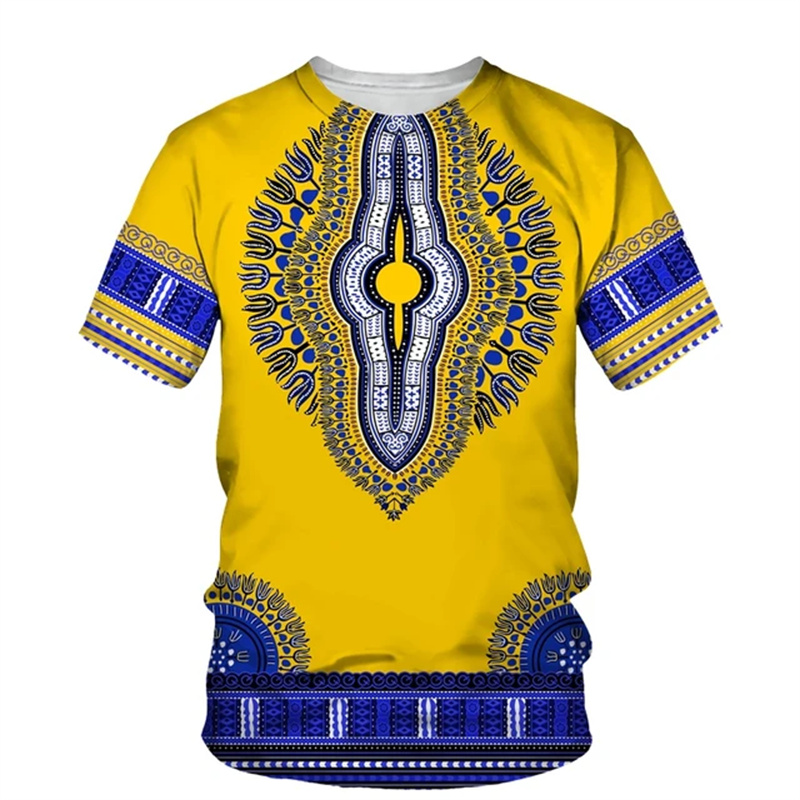 Camiseta con estampado 3D Hara - Dashiki Shirt Men reseña y precio