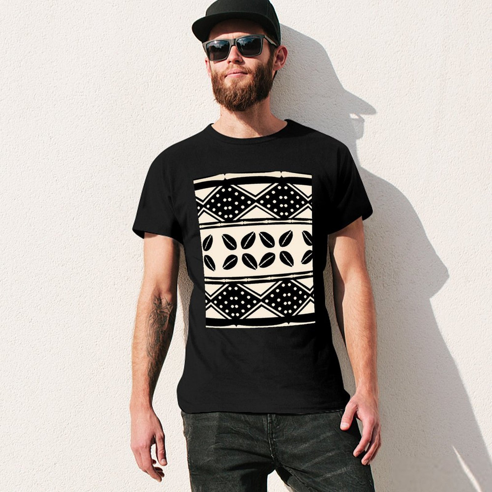 Camiseta con diseño abstracto  - Mudcloth Print Top reseña y precio