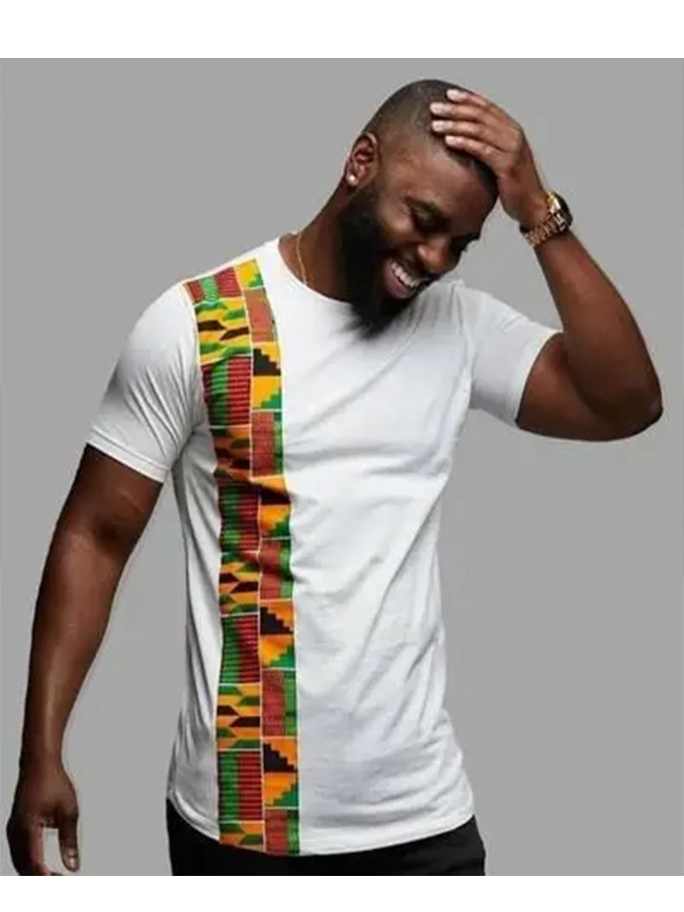 Camiseta de Hombre con Estampa - Dashiki Shirt Men reseña y precio